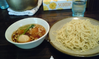 醤油つけ麺＋味付玉子