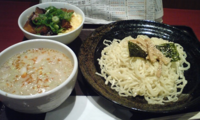 ごま辛つけ麺+チャー玉丼 ごま辛つけ麺+チャー玉丼